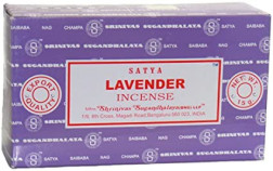 Encens Bâtons LAVENDE Satya - (Boîte de 12 paquets de 15g)