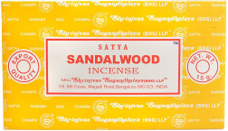 Encens Bâtons SANDAL WOOD Satya - (Boîte de 12 paquets de 15g)