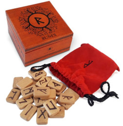 Runes en bois luxe 